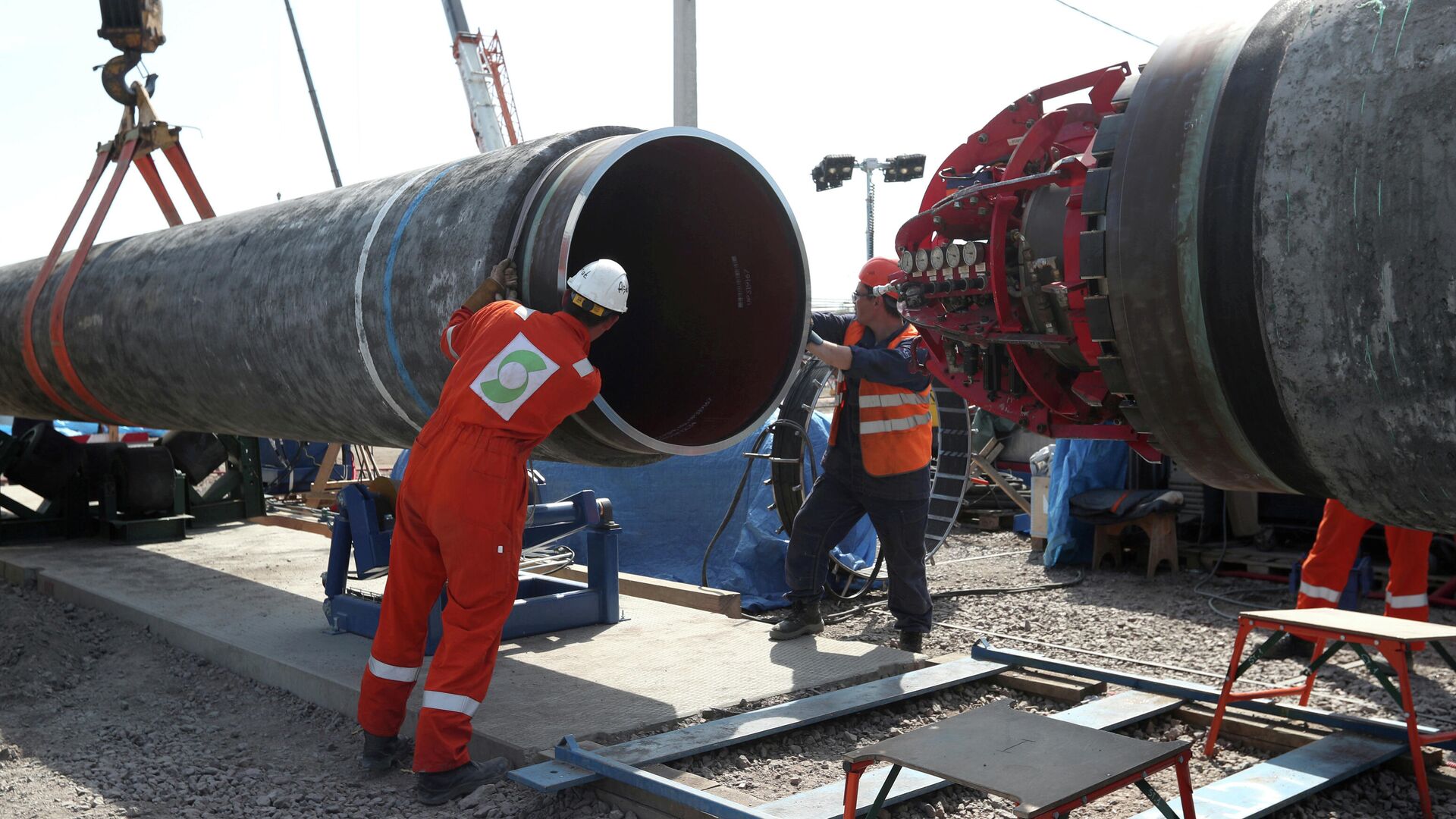 Строительство газопровода Северный поток-2 Строительство газопровода Северный поток-2 - РИА Новости, 1920, 28.03.2021