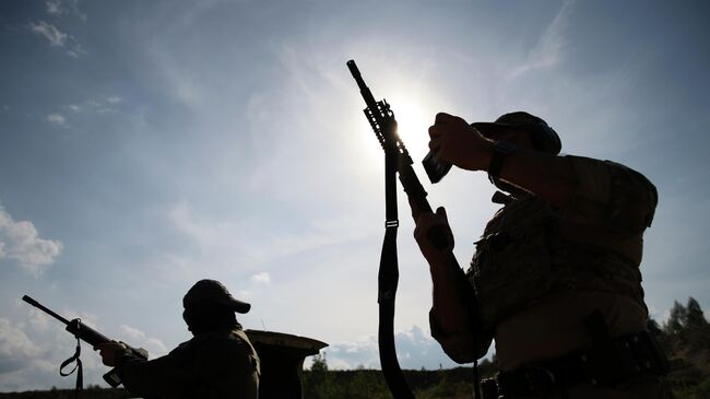 Иностранные наемники в зоне боевых действий на Украине. Архивное фото