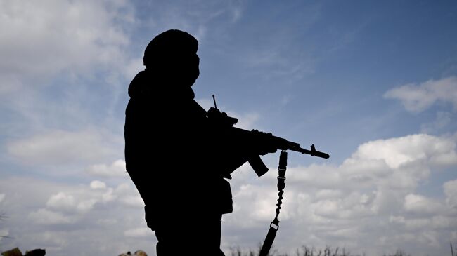 Военнослужащий группировки Центр ВС РФ на Авдеевском направлении специальной военной операции